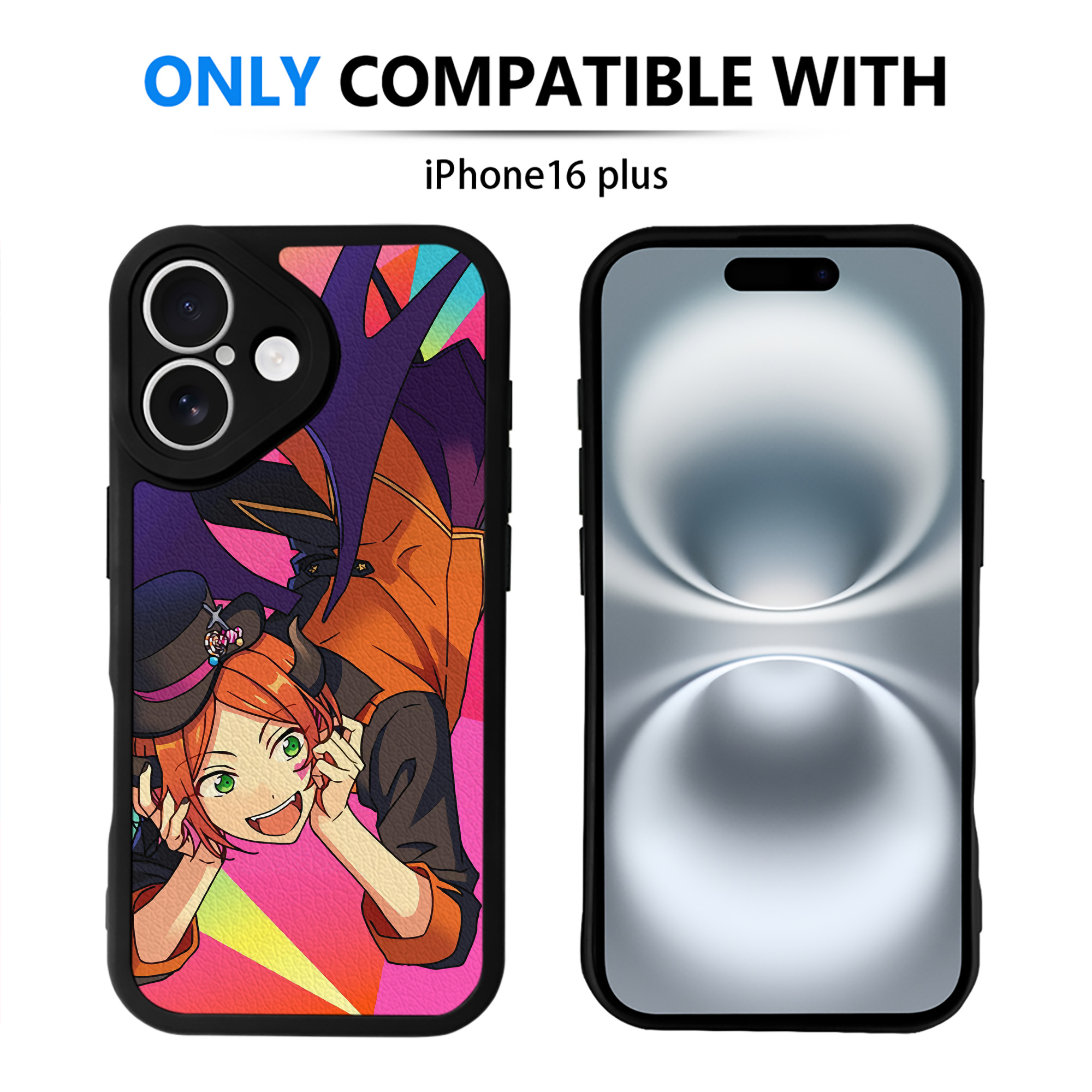 （画像用） あんさんぶるスターズ! Ensemble Stars 【iPhone 16シリーズ対応】シリコンスマホケース（レザー調） 材質：シリコン
